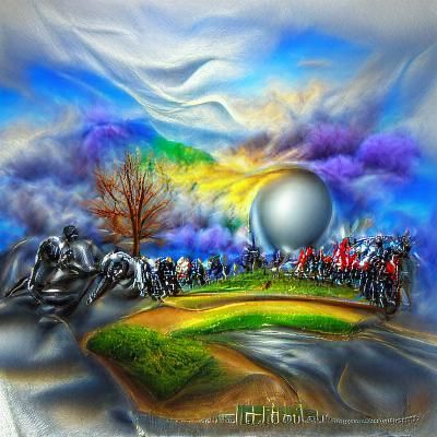 Fantasy Human Rights Day Airbrush Art in 8K