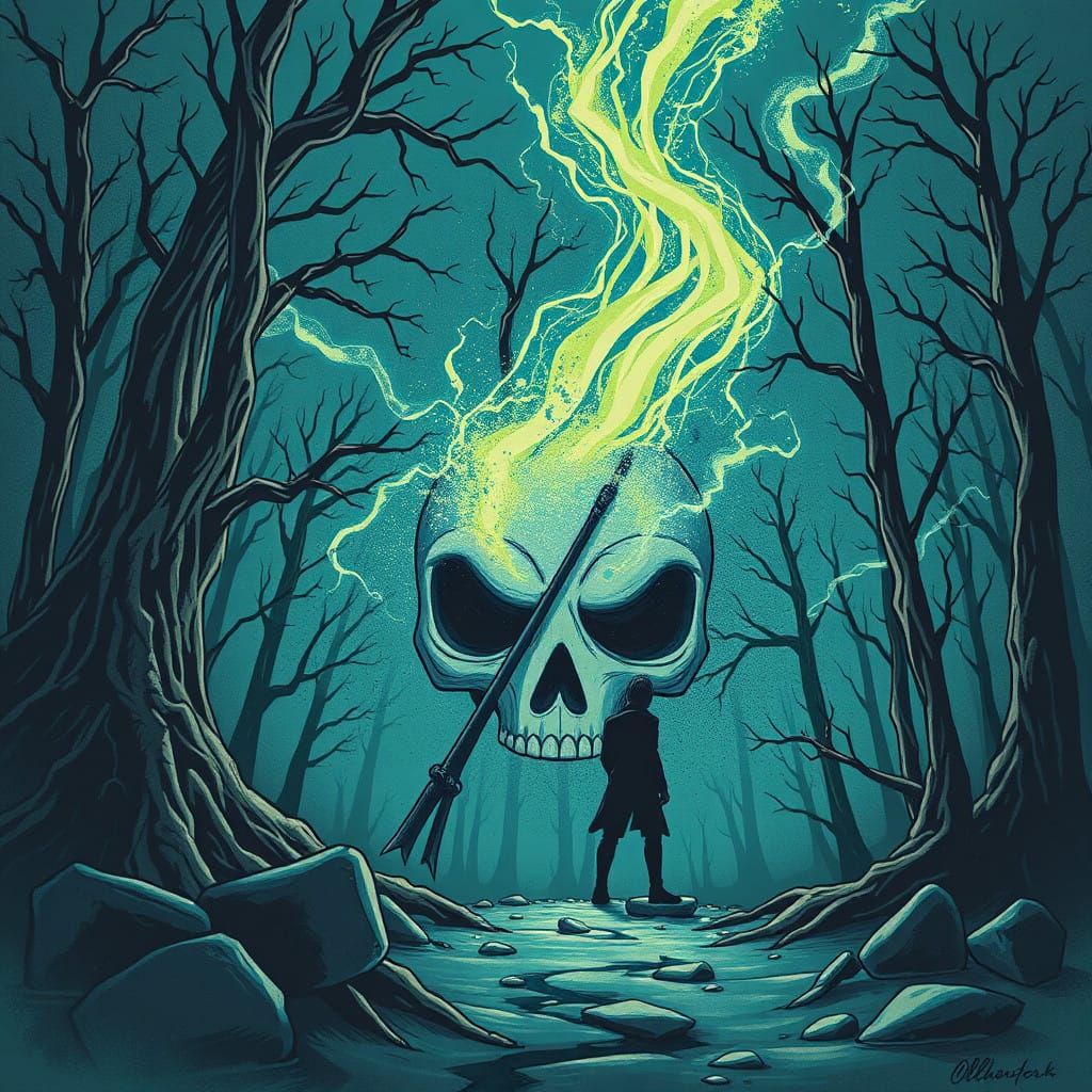 Ancient Celtic Spirit of Fear