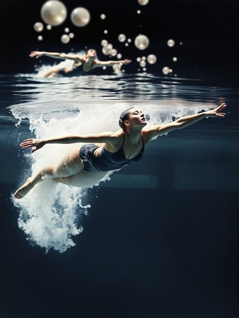 Spart Synchronised Swimming by Lee Miller