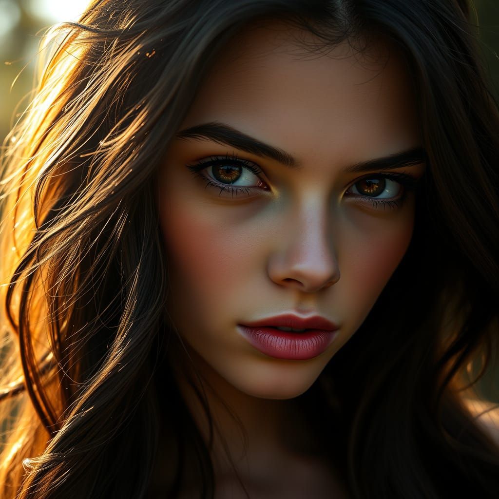 Ethereal Beauty in Soft Golden Light