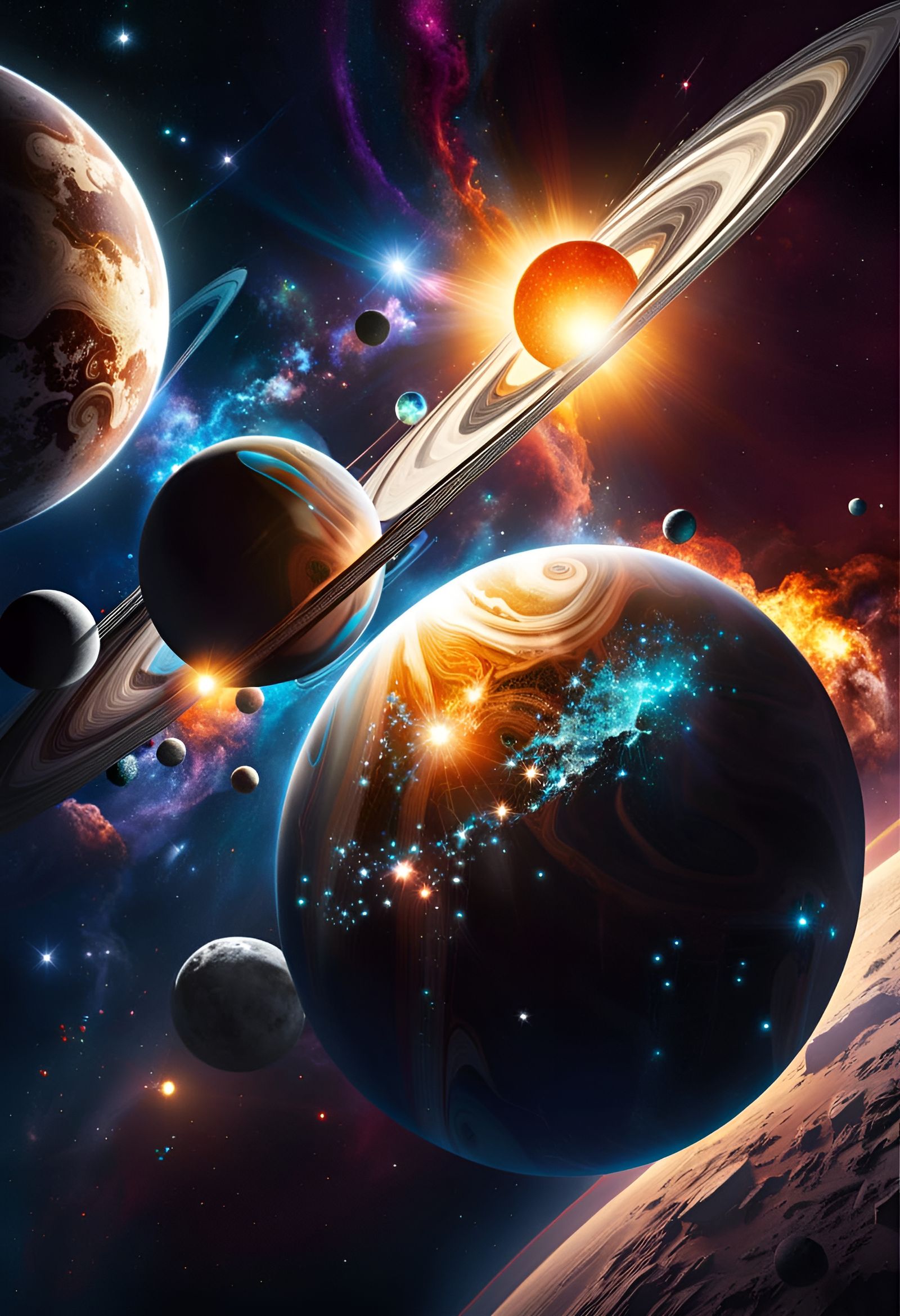 Planetary Collision Creates Galactic Spectacle