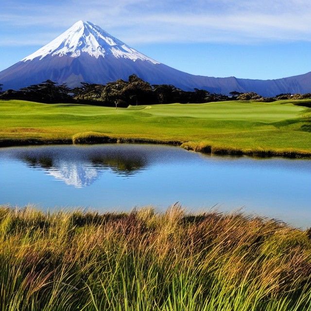 View toward Mount Taranaki