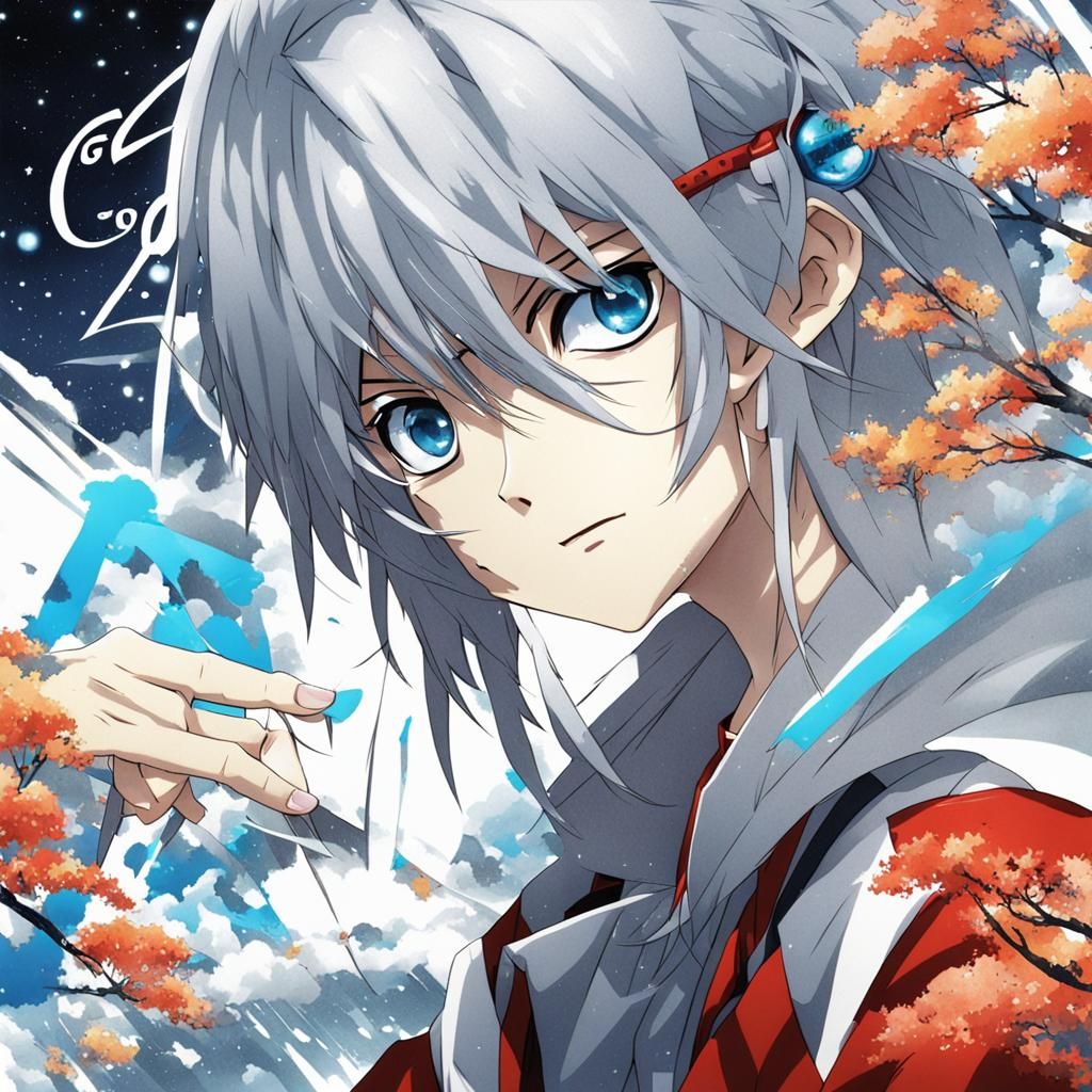 Anime Manga Character in Key Visual Style