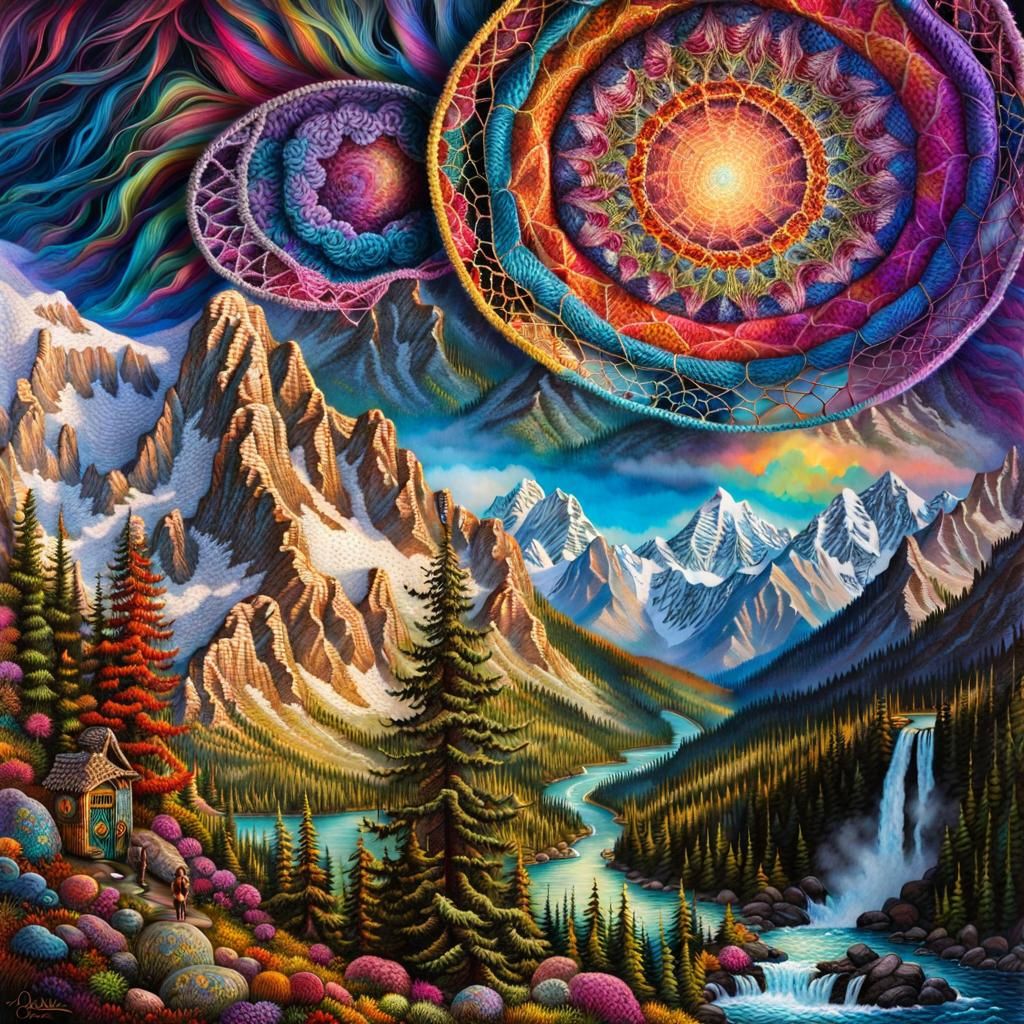 dreamcatcher yarn mountain