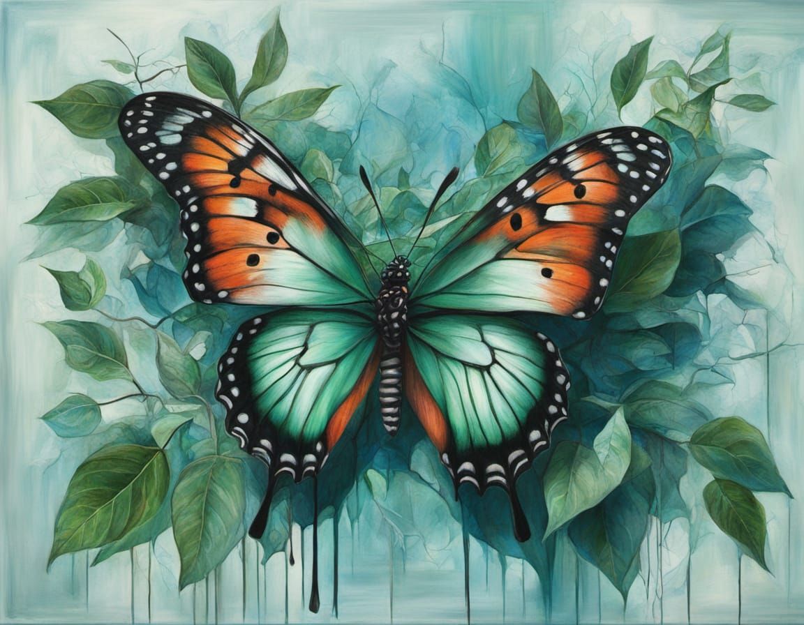 Gothic Dreamcore Abstract Art Painting