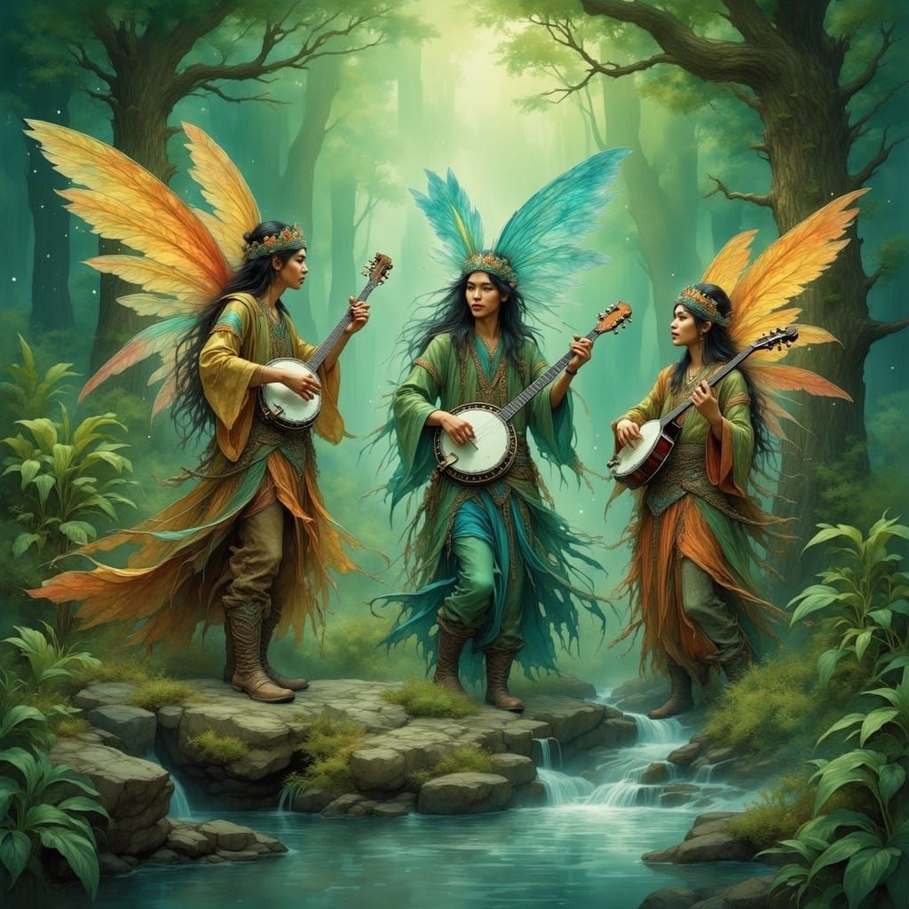 The Three Fairy Banjo Sisters