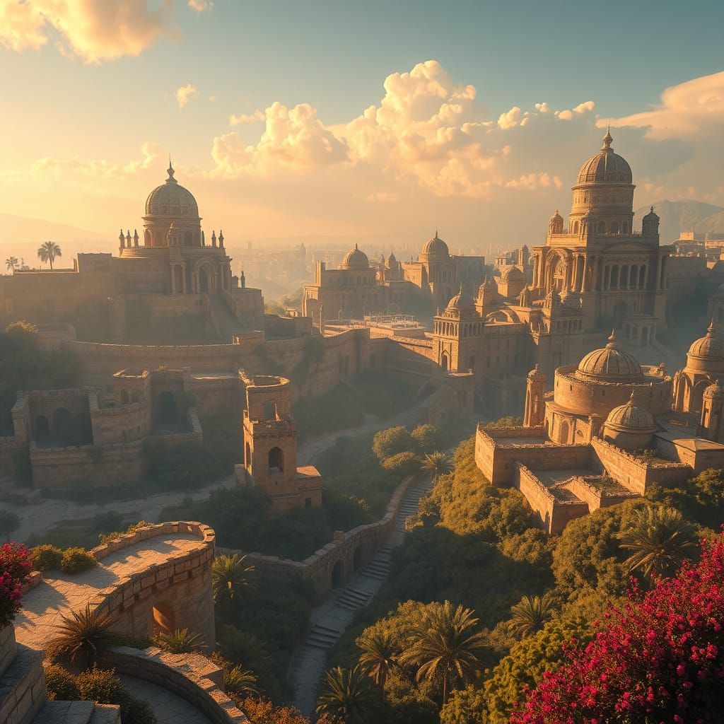 Ancient Byblos in Golden Light: A City of Mystique and Wonde...