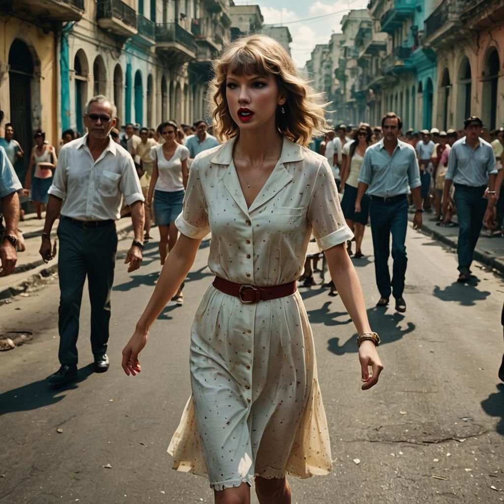 Taylor Swift as President Under Attack in Havana