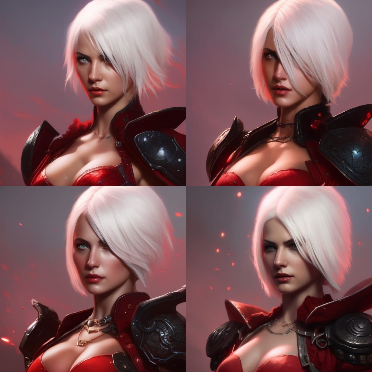 Detailed Dark Fantasy Art of Comfort Girl