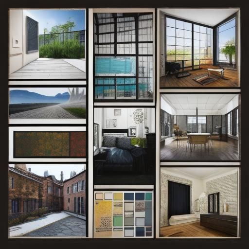 Inspiring AI Mood Board for Creative Project