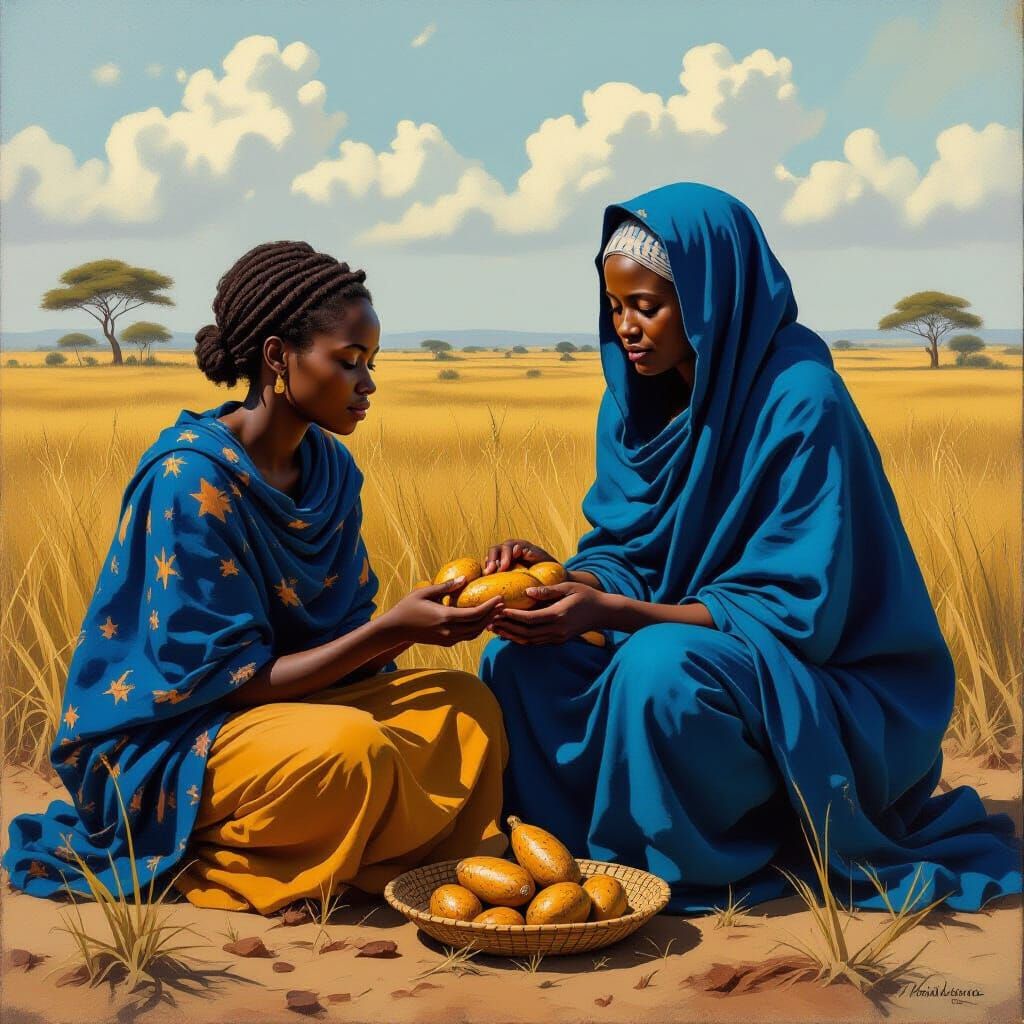 Nnenna Receives Shelter in the Savannah, Portrait