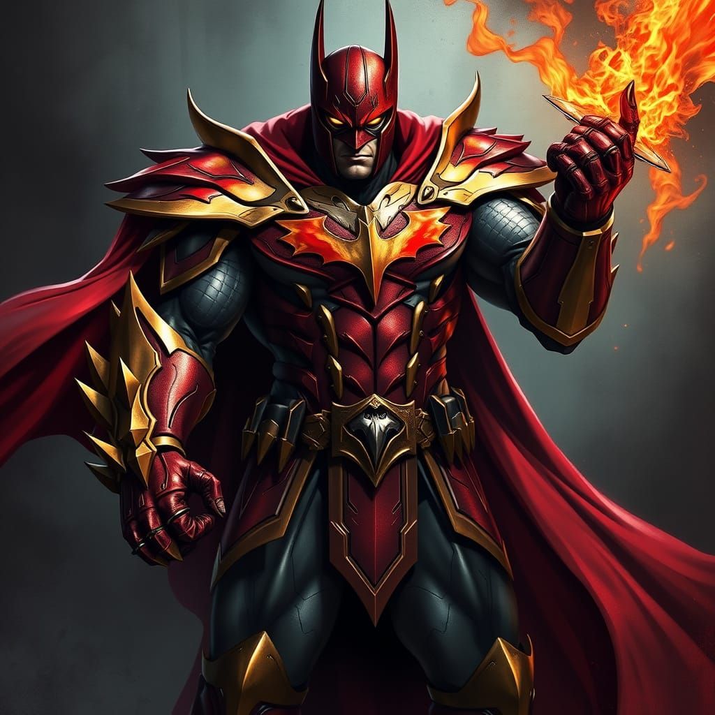 Azrael as Batman: Gothic Futuristic Warrior