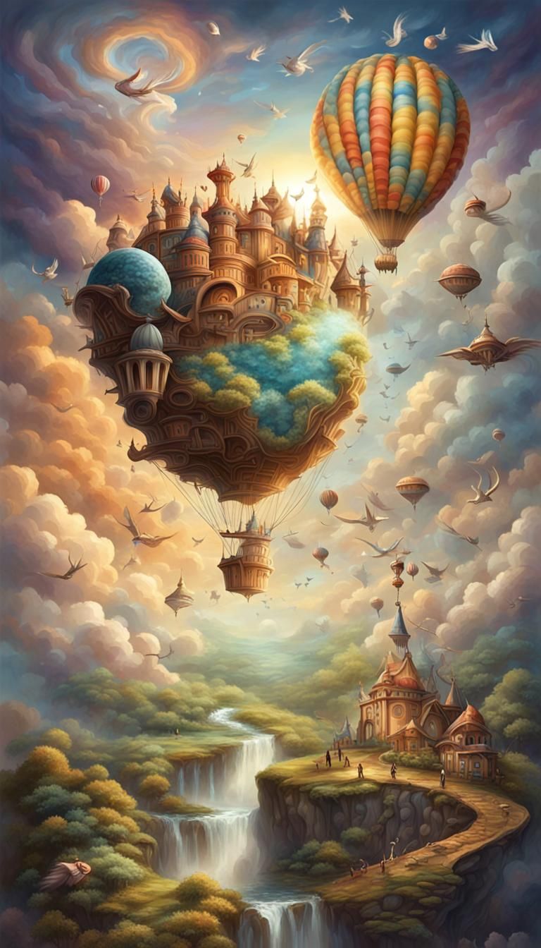 Boundless Imagination: Dreams Taking Flight