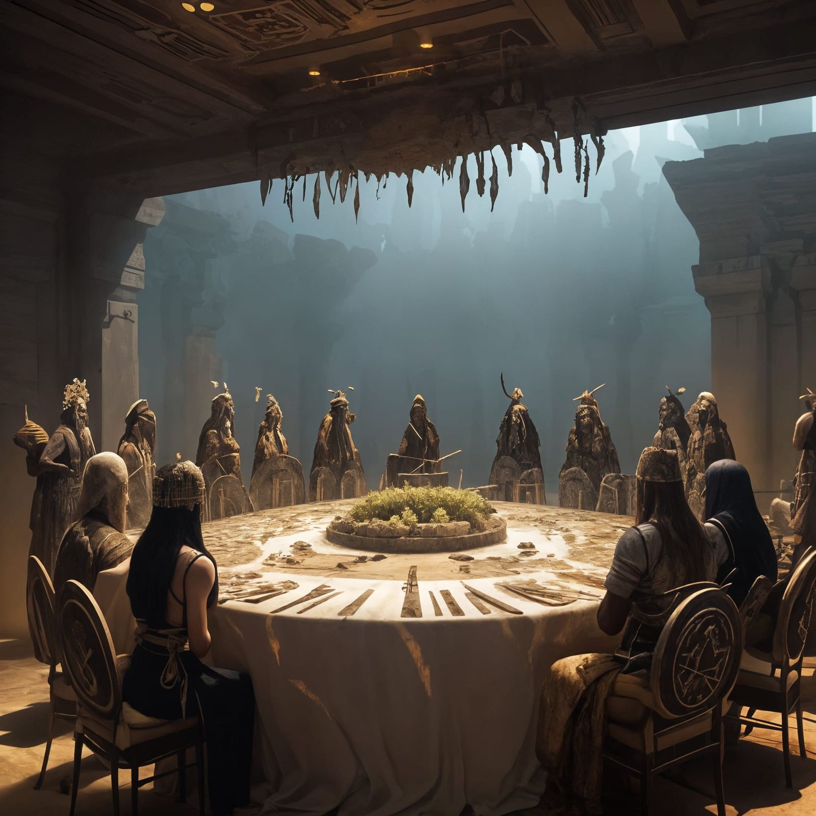 Neolithic Rulers in Ancient Marble Halls