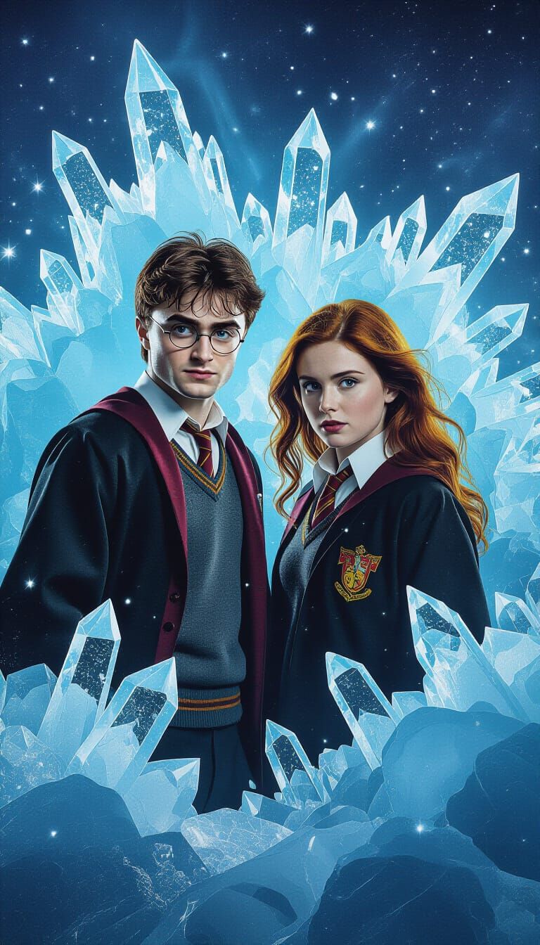 Harry Potter and Ginny Weasley in Ice Storm
