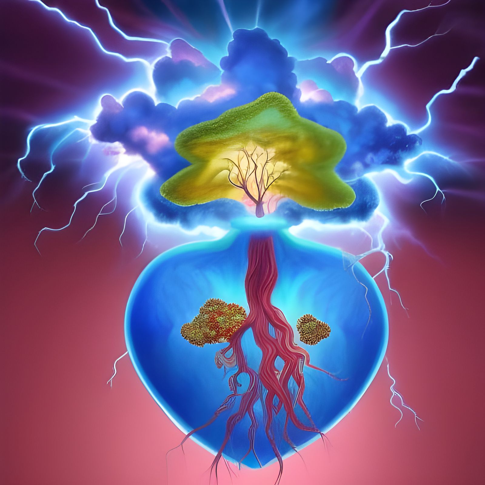 Hyperrealistic Crystals and Gems in Abstract Splash Art