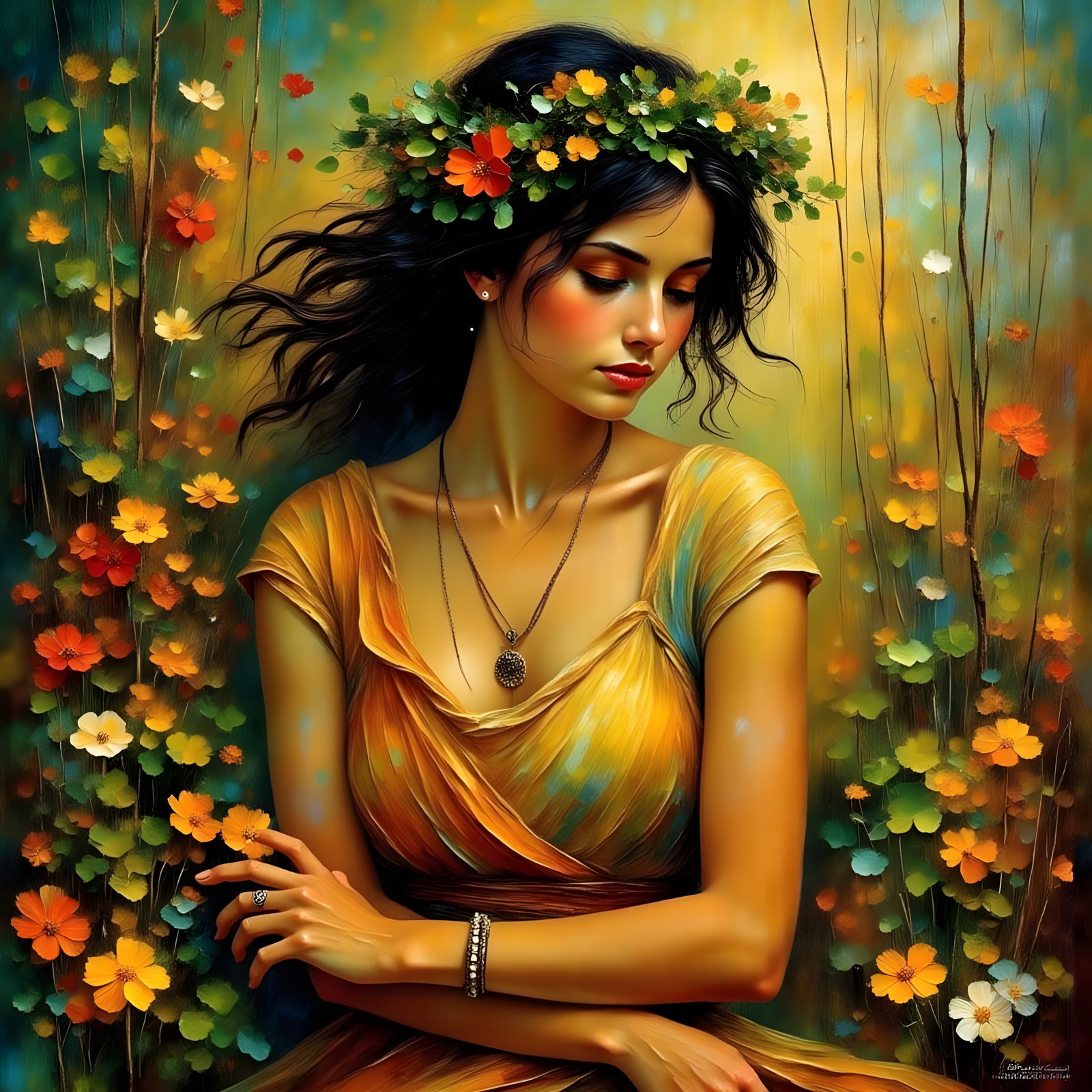 Ancient Mystical Landscape in a Rough Diamond Aesthetic