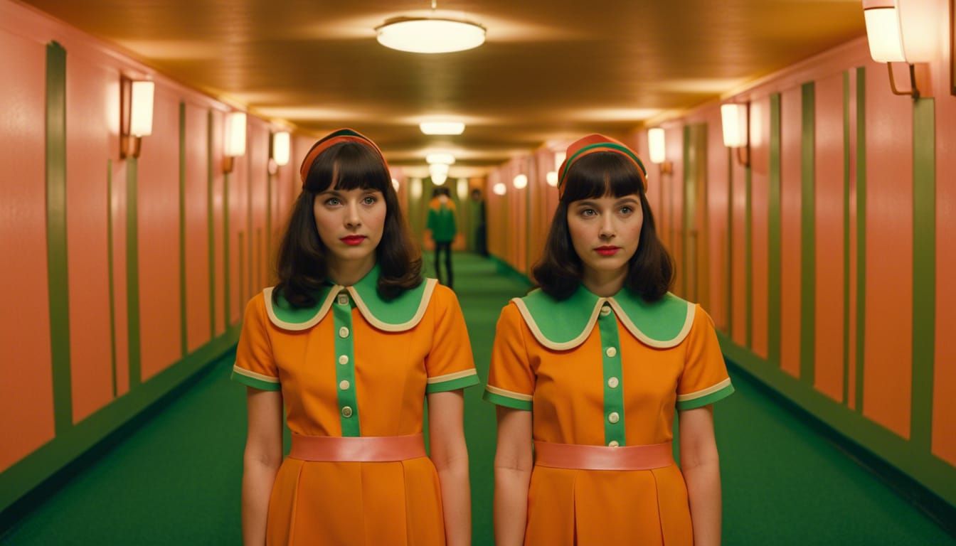 The Shining: Wes Anderson Style, Pastel Colors