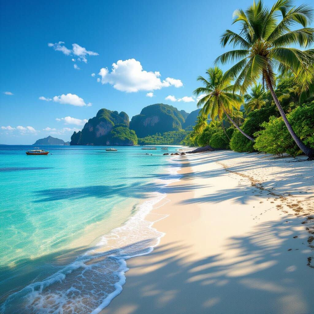 Phuket Beach Paradise at Golden Hour