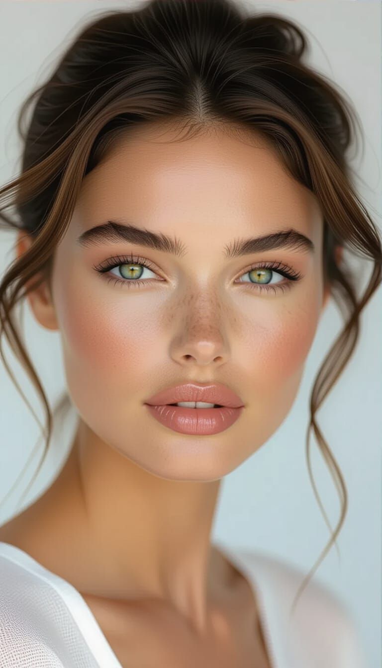 Ultra-Realistic Woman Portrait with Hyper-Detailed Skin