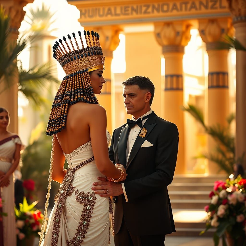 Cleopatra's Modern Egyptian Wedding Ceremony