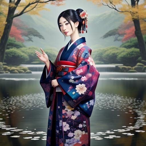 Kimono Portrait in High Definition