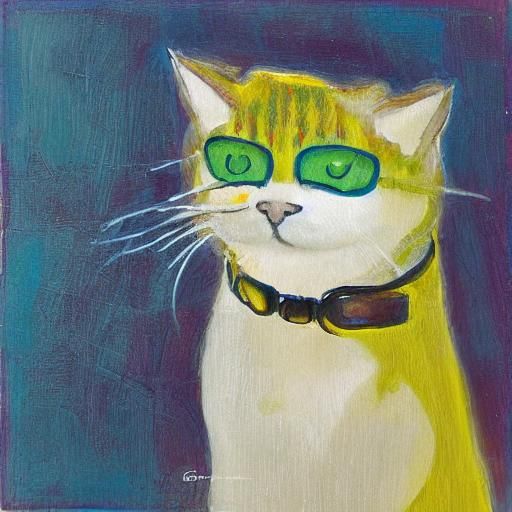 Glass Cat Art