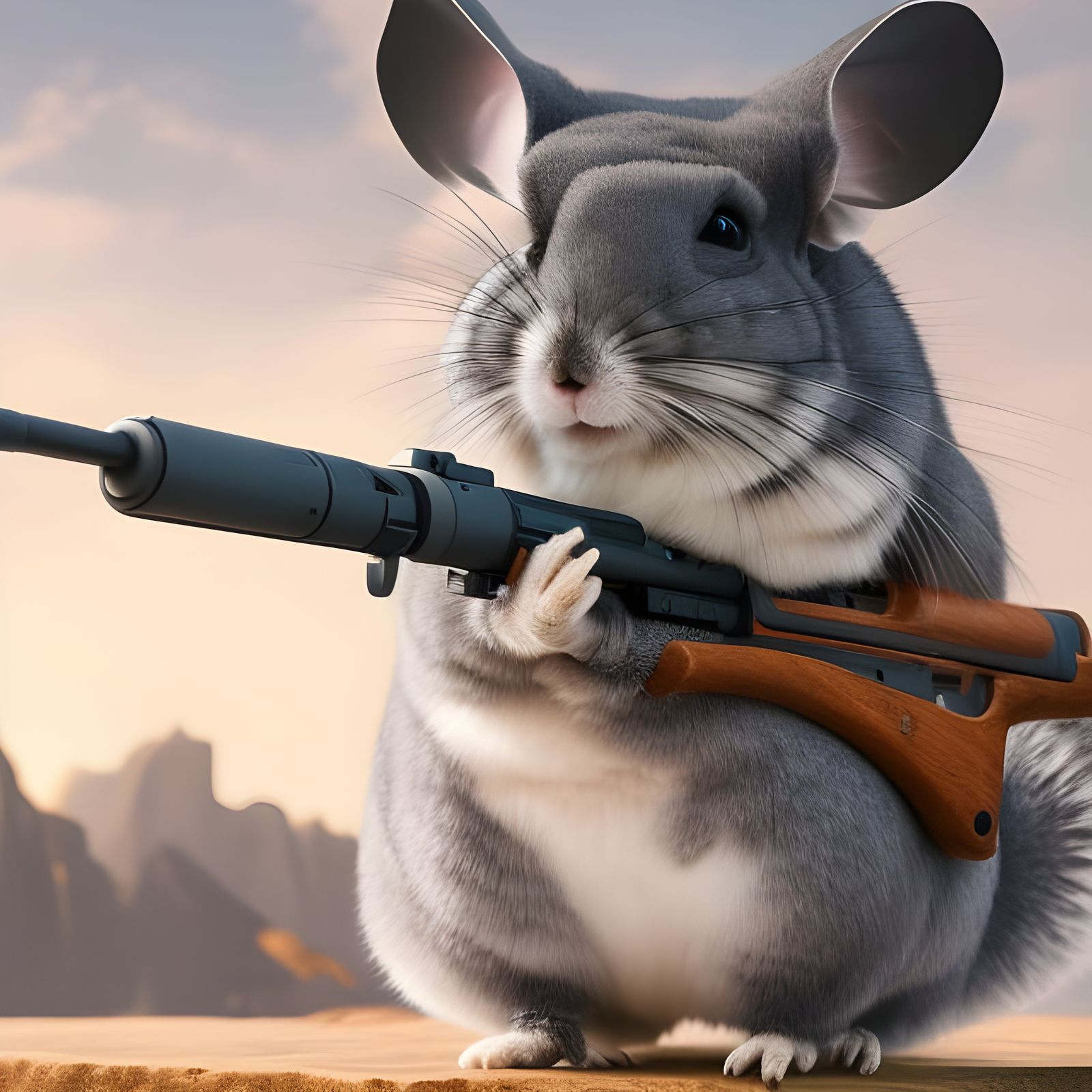 Chinchilla Warrior