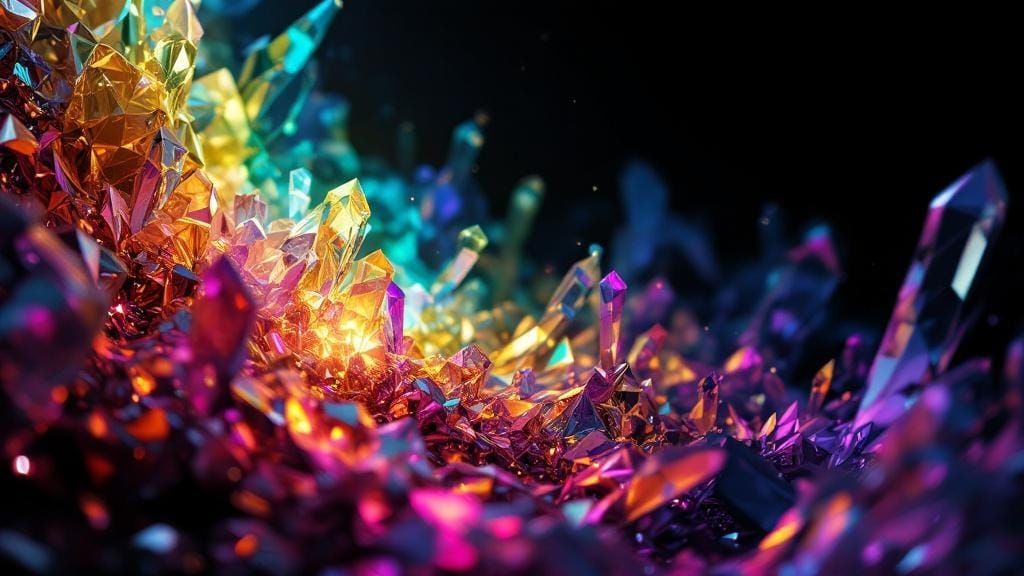 Fractal Prism Refracts Kaleidoscopic Light in 3D