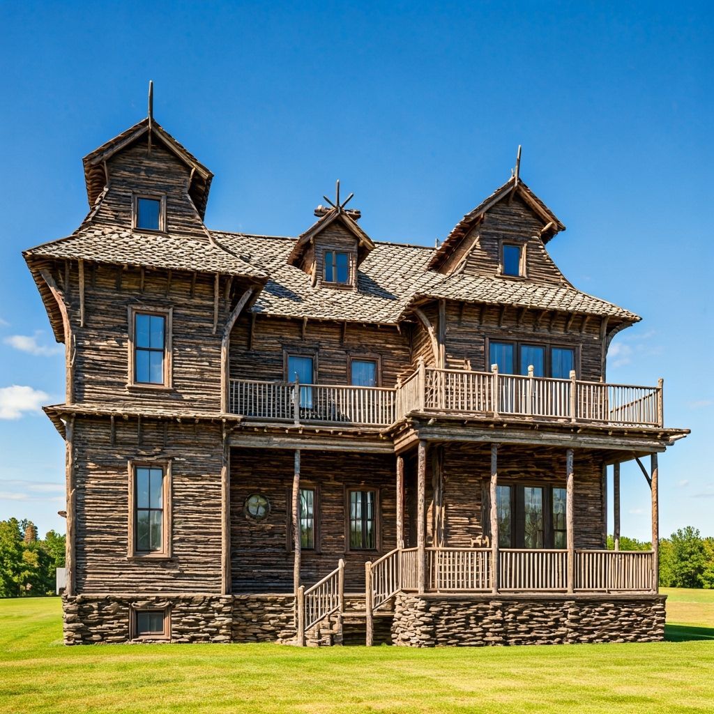 Mansion Made of Sticks: Architectural Wonder