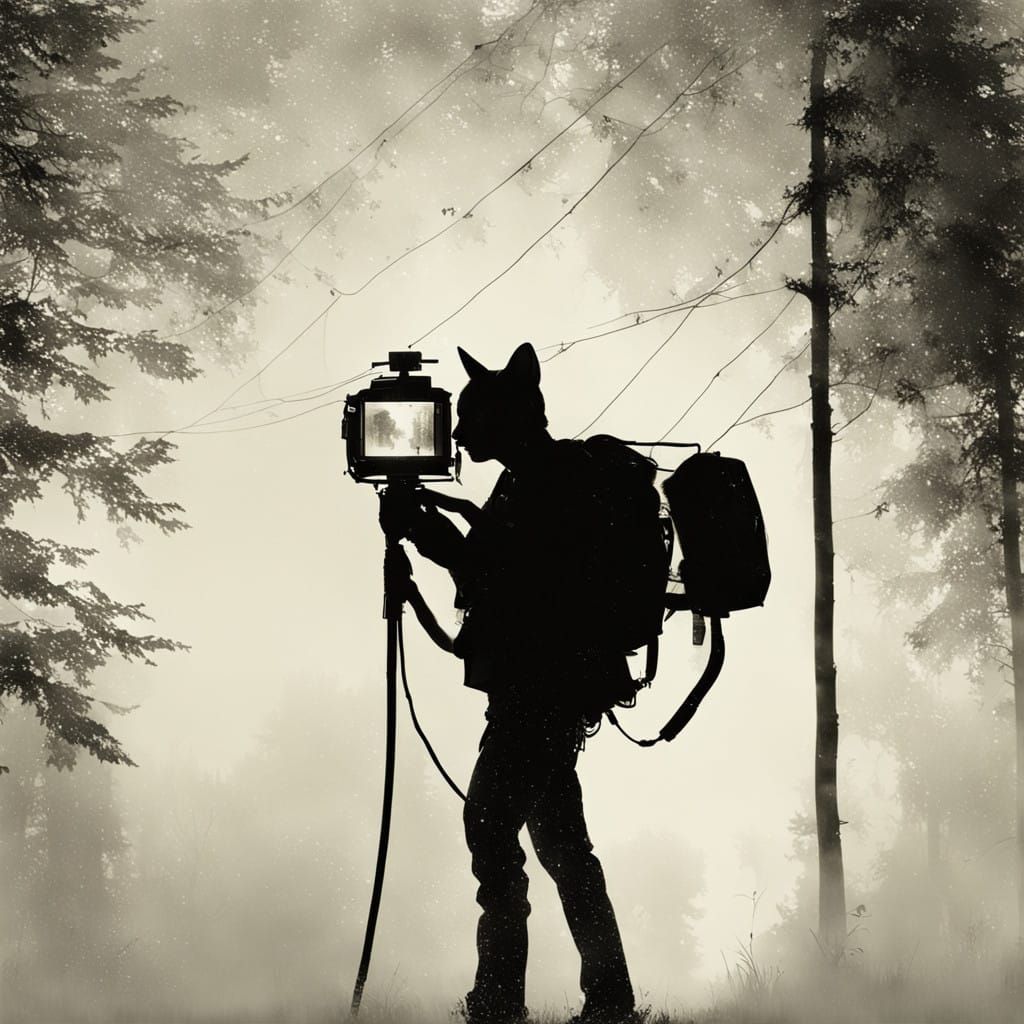 Abstract Feline Forms in Motion