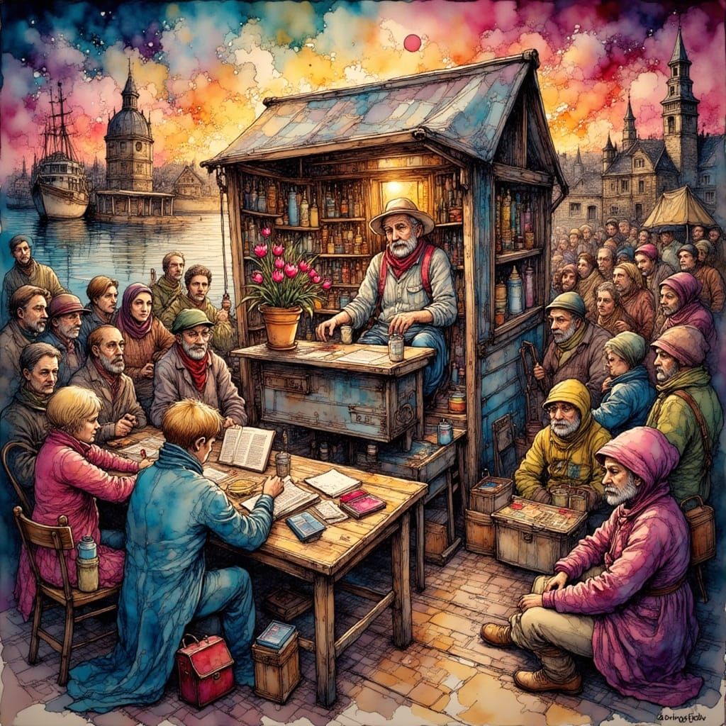 This poor village was soooo freaking dull that for entertain...