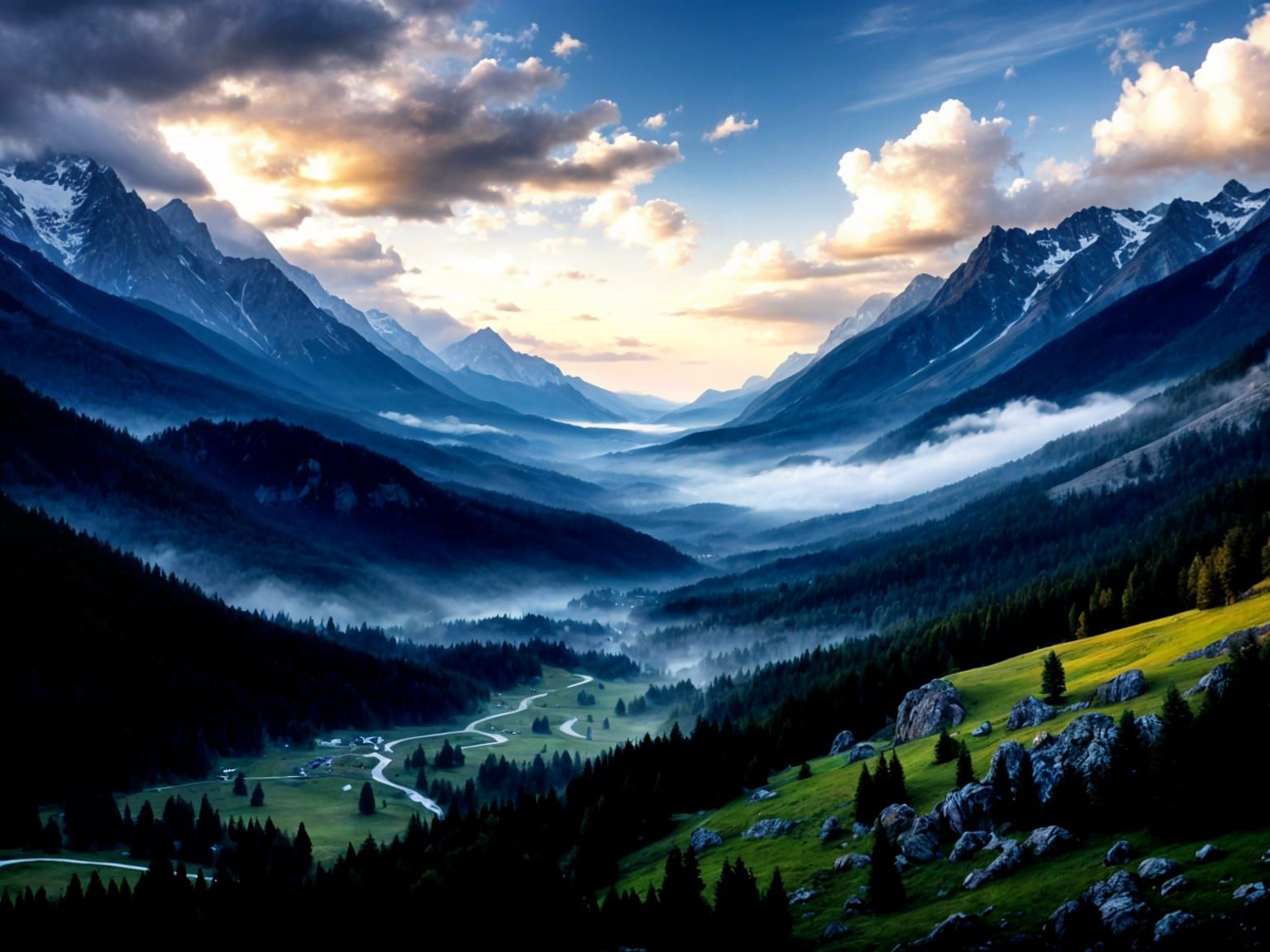 <lora:Landscape Intensity:1.0> Landscape