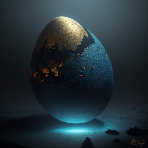 Dark Fantasy: Angry Egg Reveals Glowing Interior