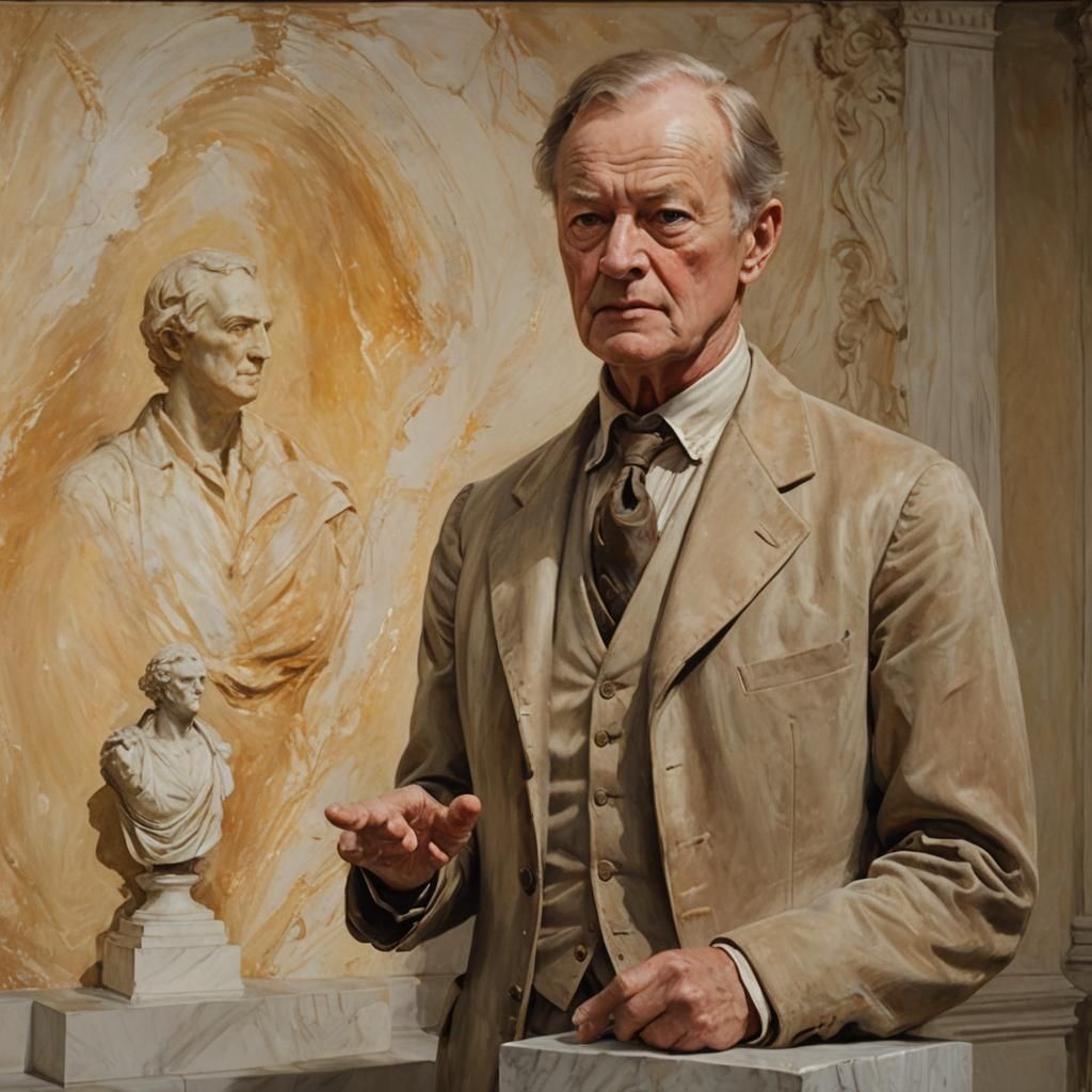 Kenneth Clark Presents Hero as Artist in Turner Style