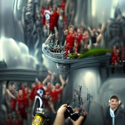 Gerrard Lifts Premier League Trophy in Victory Celebration