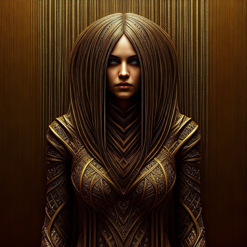 Folded Wood Embraces a Full-Body Living Entropic Algorithm