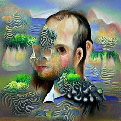 Surreal AI Painting: Human Programming an AI