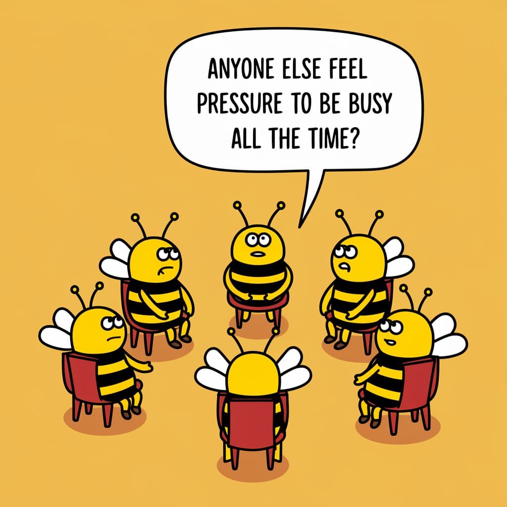 Busy Bees Find Solace in Friendship
