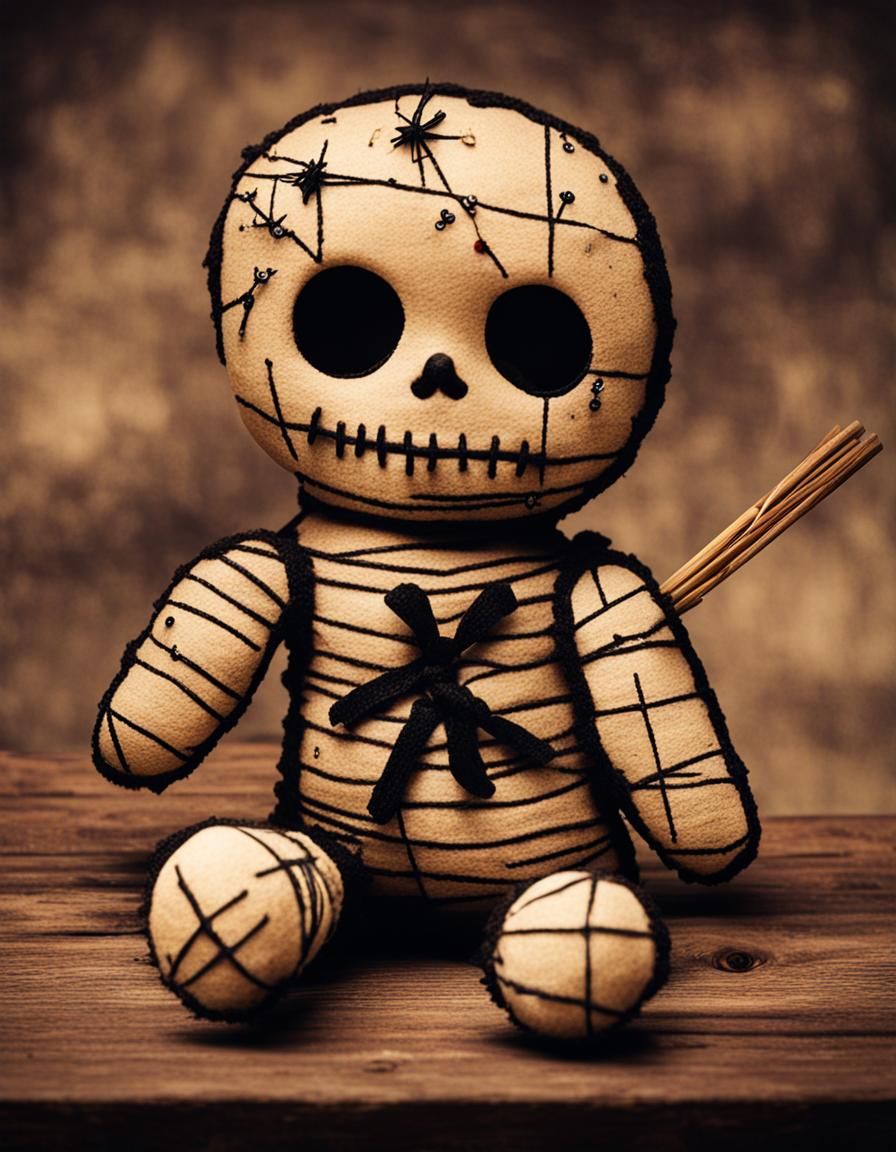 AI Generated Voodoo Doll Image