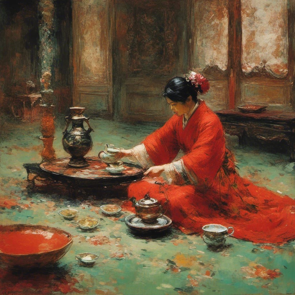 Elegant Tea Ceremony