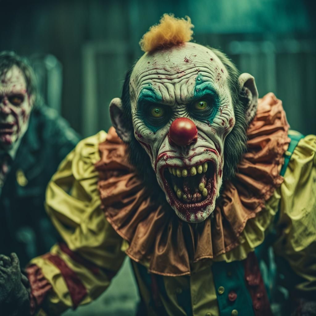 Cinematic Zombie Monkey Clown Brawl