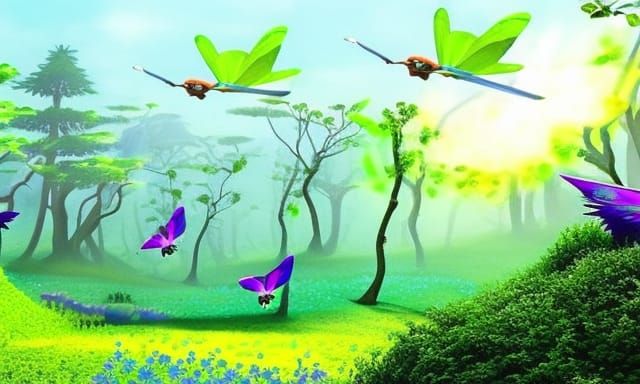 Enchanted Glade Awakening Surrounded by Pixies
