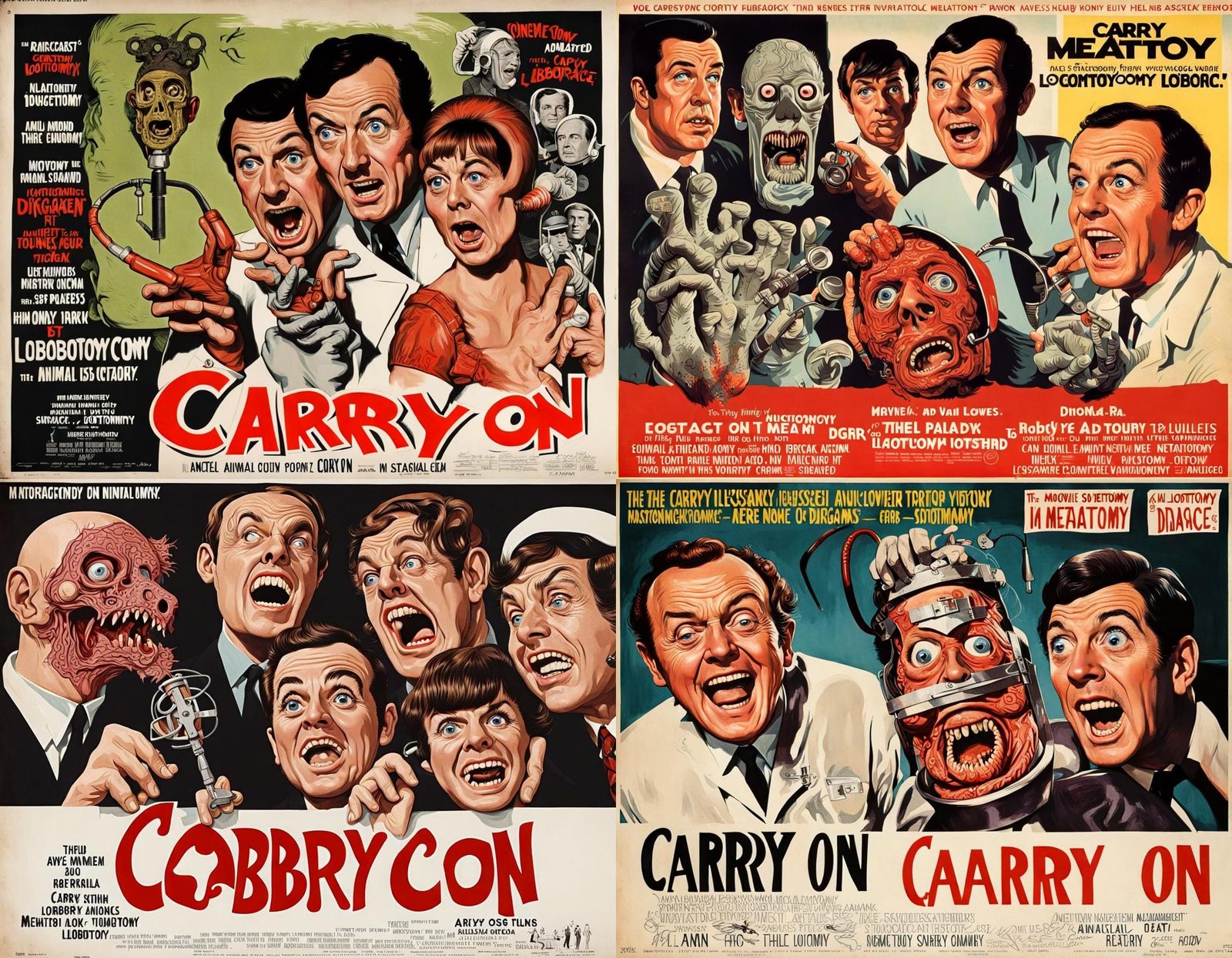 1960s Movie Poster: Comedy Horror Animal Mayhem