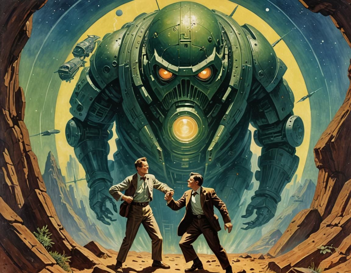 Pulp Magazine Cover Art: A Clark Ashton Smith Story