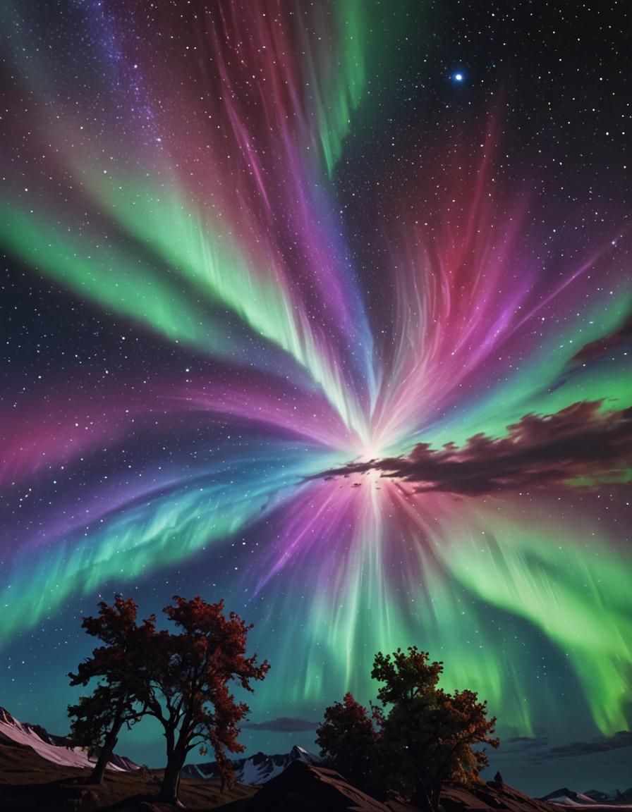 Time falling through the Galaxy  hyperrealism 4K cosmic colo...