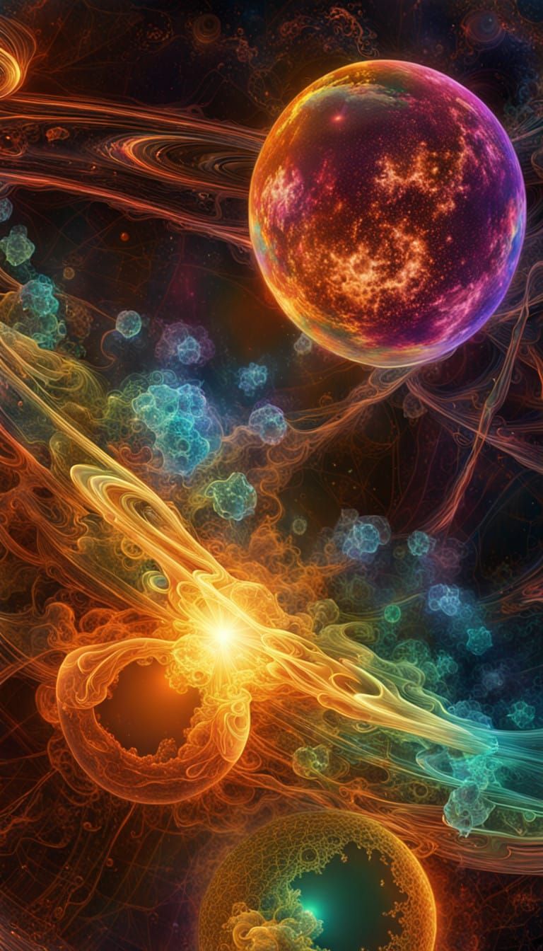 Zentangle Iridescent Masterpiece 
Extrapolate and Illustrate A Planetary Body Seen From Orbit,With the Sunlight Illumina...