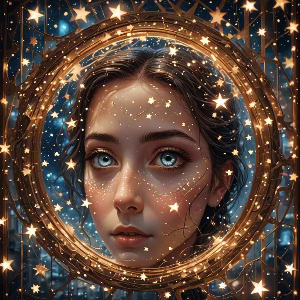 Window to the Soul Among Twinkling Stars