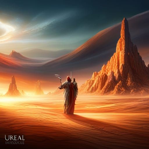 Black Gods and Goddess in a Fiery Desert