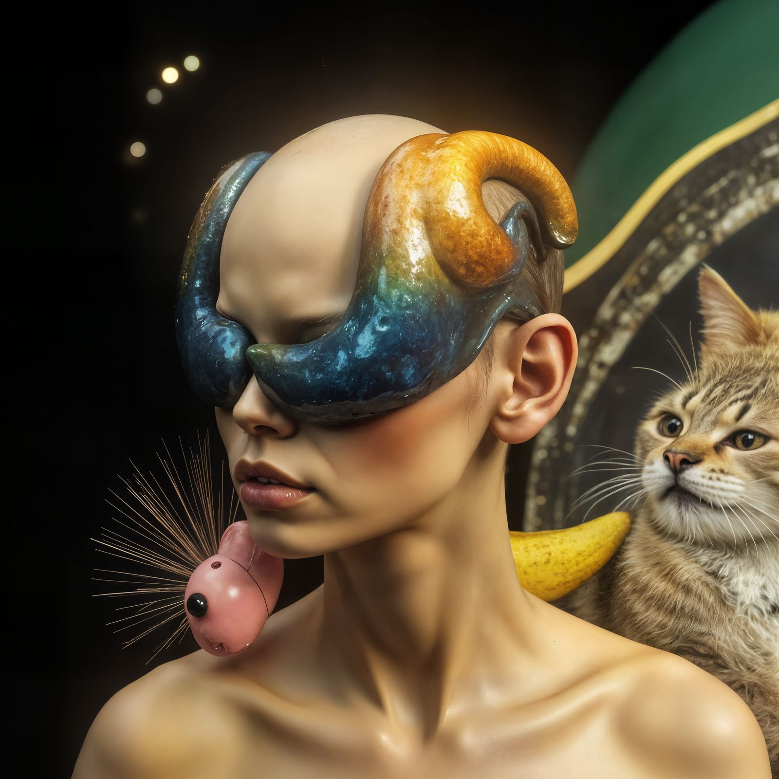 Raku Ceramic 'Headset'